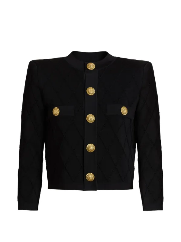 Cropped Cardigan made by Balmain