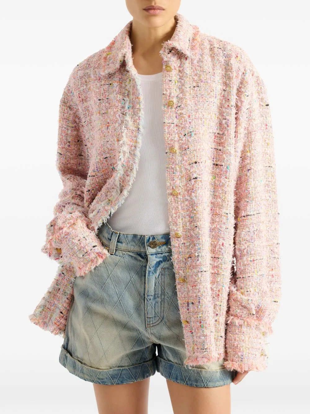 Tweed Shirt sold by Wanan Luxury product image thumbnail 3