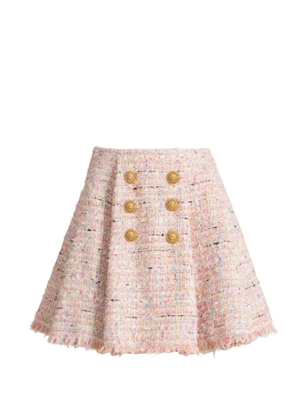 Tweed Mini Skirt made by Balmain
