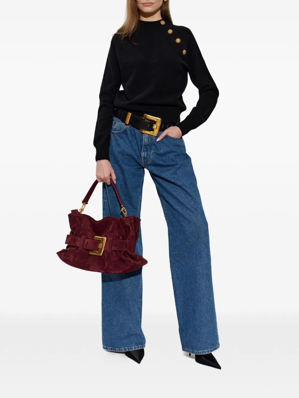 Cashmere Crewneck Sweater sold by Wanan Luxury product image thumbnail 4