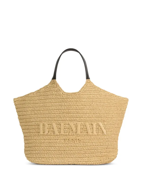 Large Crochet Tote Bag made by Balmain
