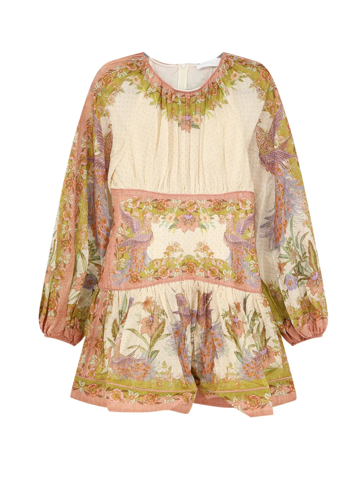 Indra Cotton And Silk Mini Dress sold by Wanan Luxury