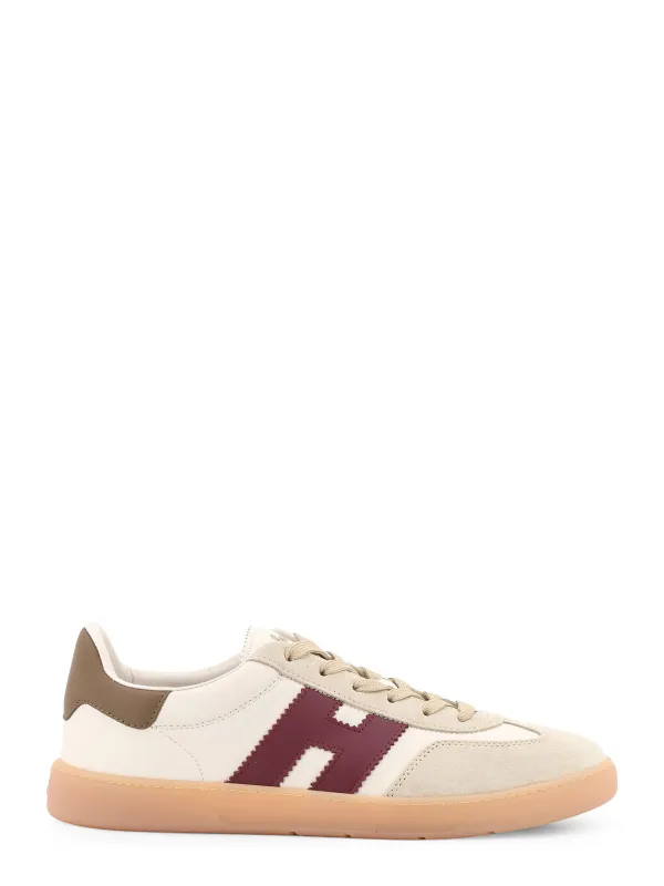 Leather And Suede Sneakers made by Hogan