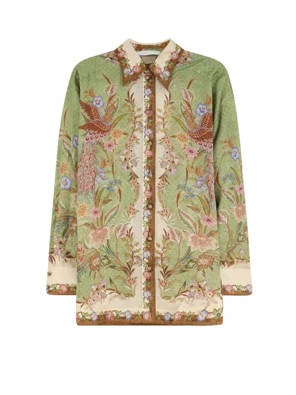 Indra Silk Shirt made by Zimmermann