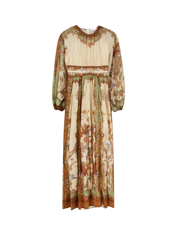 Indra Cotton And Silk Dress made by Zimmermann