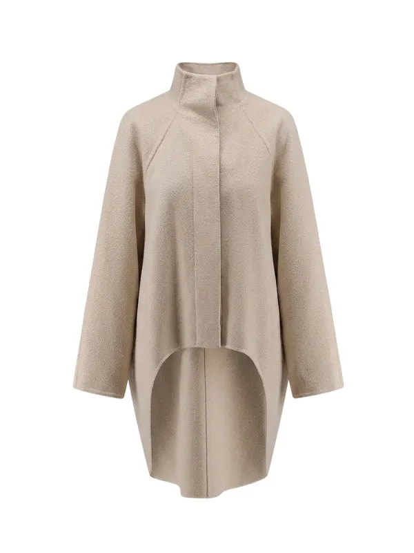 Asymmetrical Cashmere Coat made by Alaia