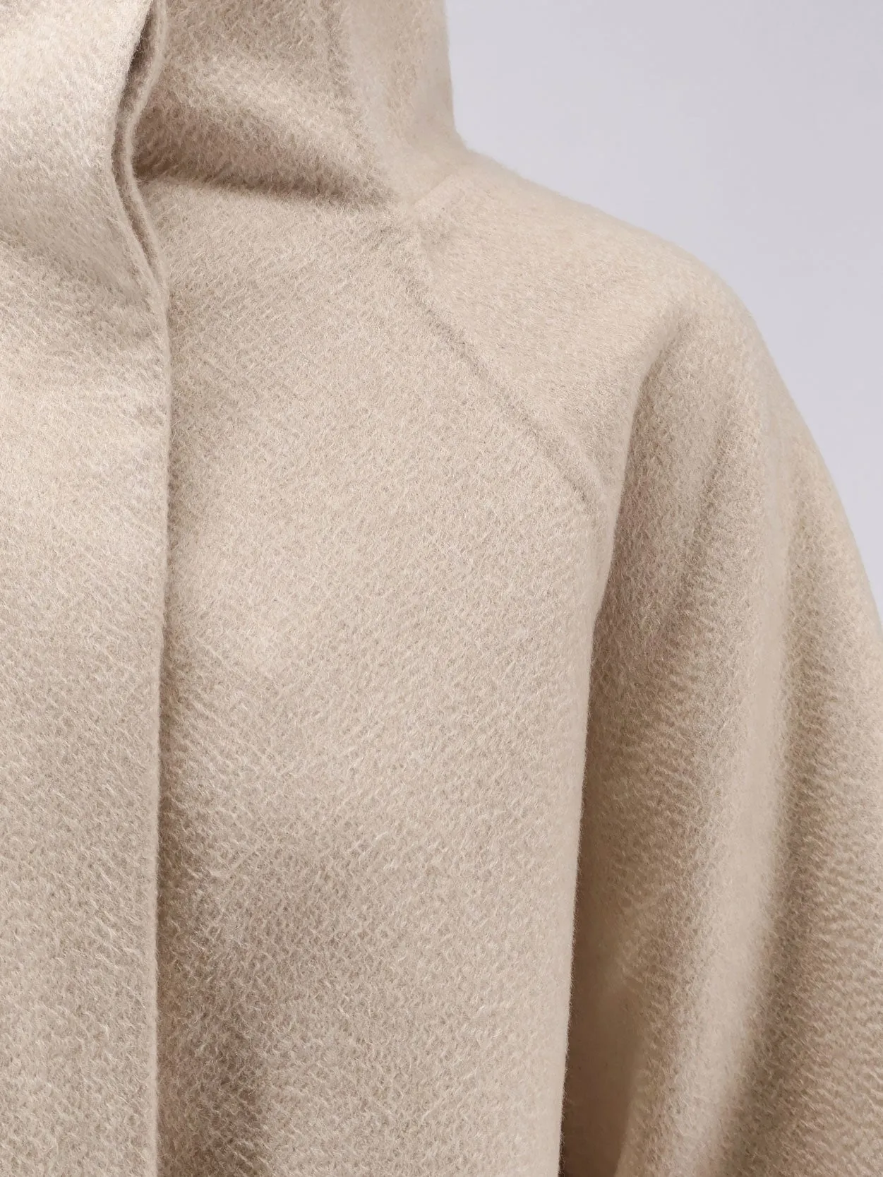 Asymmetrical Cashmere Coat sold by Wanan Luxury product image thumbnail 3
