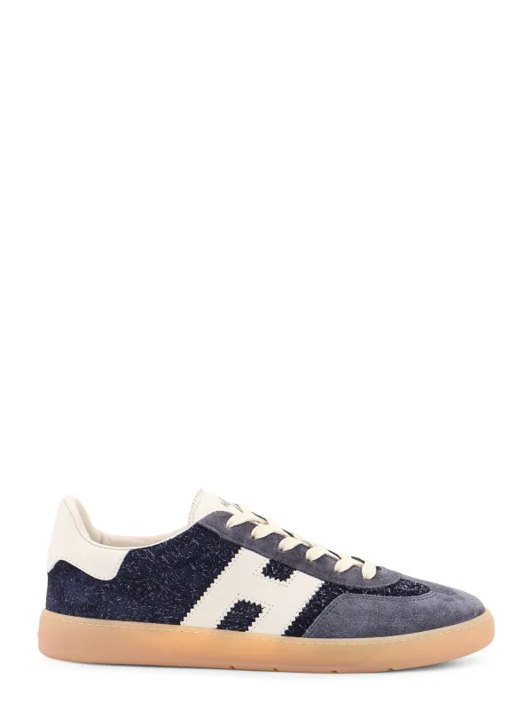Suede Sneakers With Iconic Side Logo made by Hogan