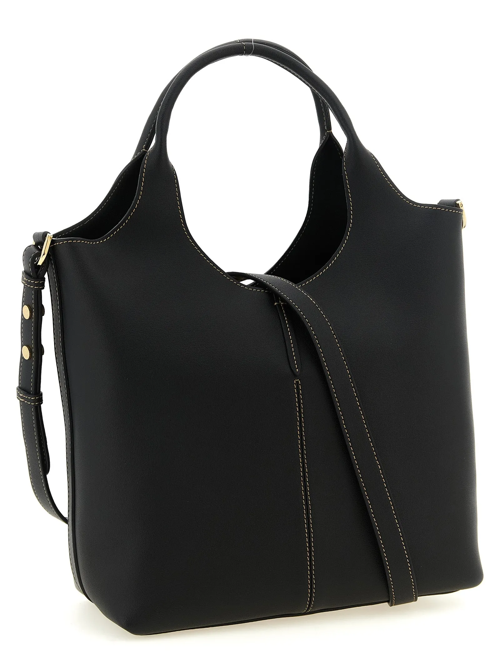 Small Metal Plate Shopping Bag Tote Bag Black sold by Wanan Luxury product image thumbnail 2