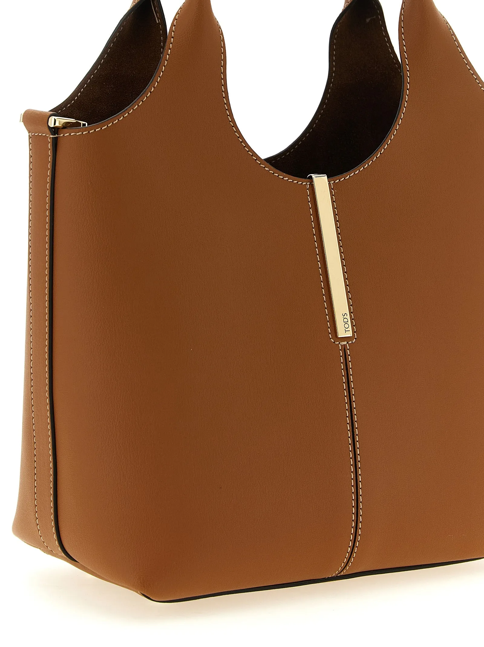 Mini Metal Plate Shopping Bag Tote Bag Brown sold by Wanan Luxury product image thumbnail 3