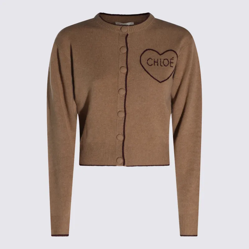 Sweaters Bleached Brown made by Chloe
