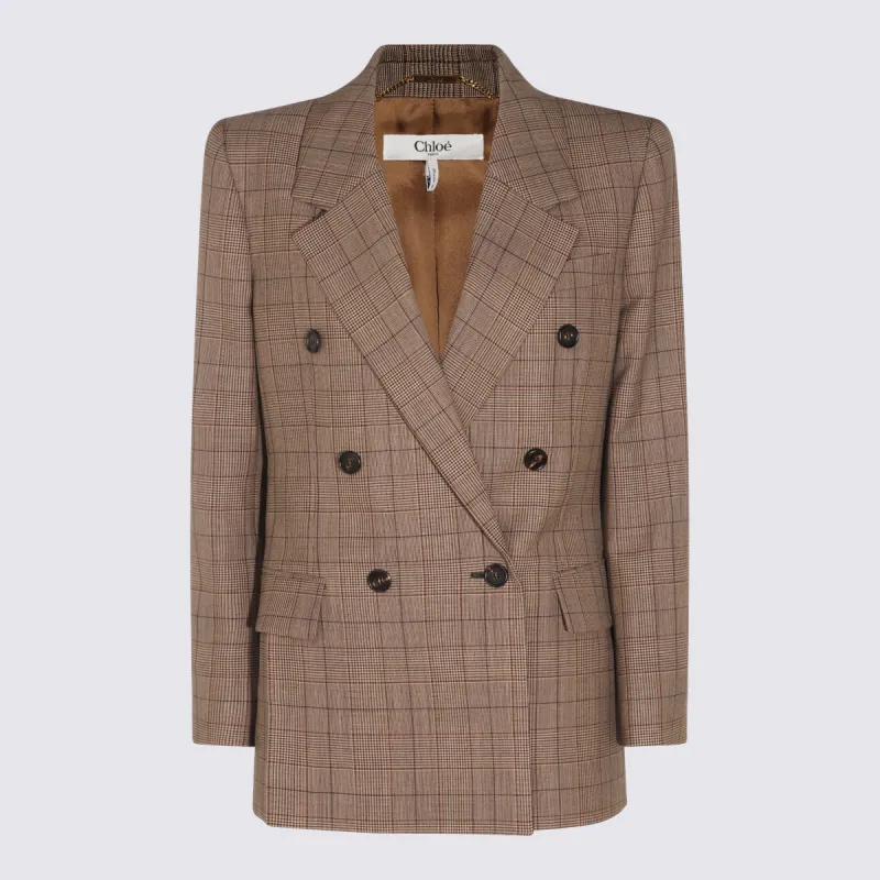 Jackets Brown/Beige made by Chloe