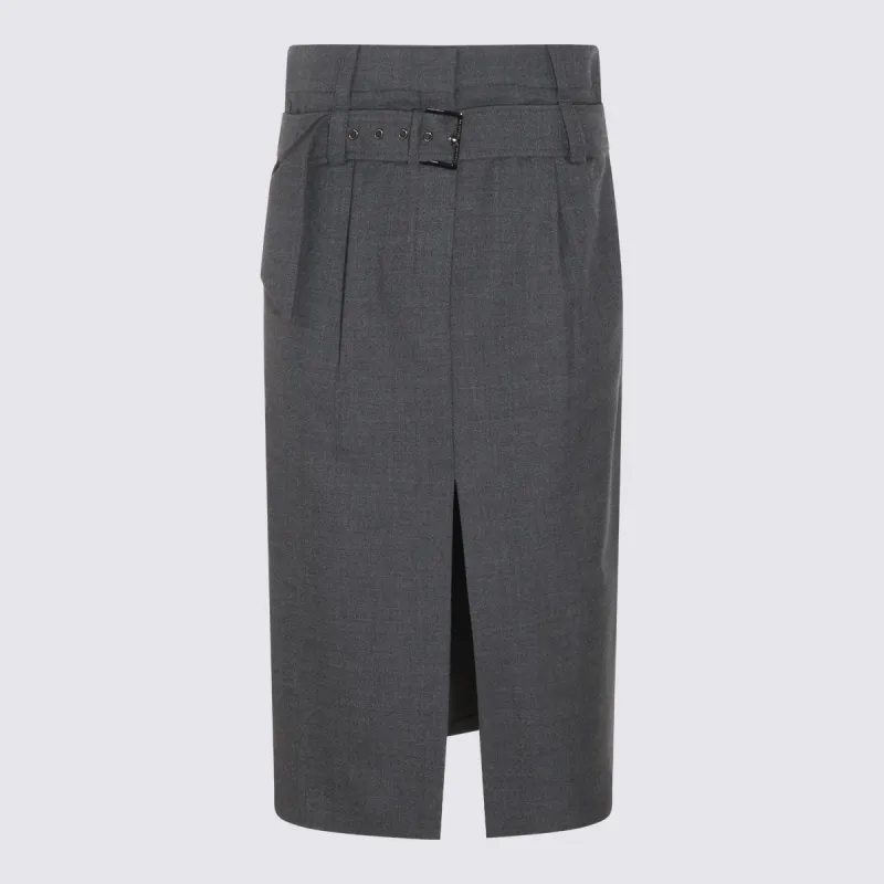 Skirts Grigio Scuro made by Brunello Cucinelli