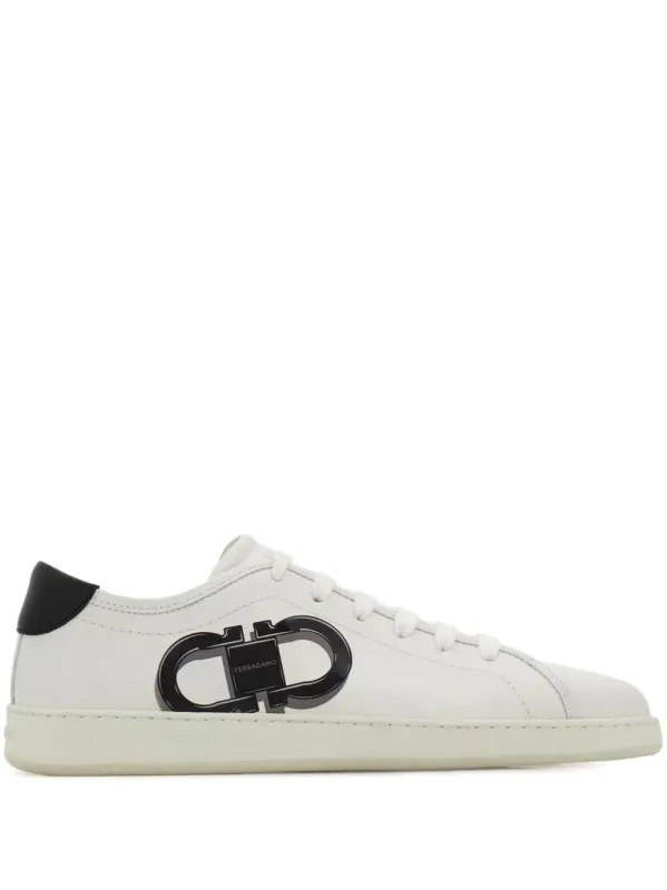 Double Gancini Brandy1 Sneakers made by Salvatore Ferragamo