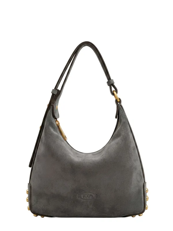 Mini Bag Metal Dots Suede Shoulder Bag made by Tod's