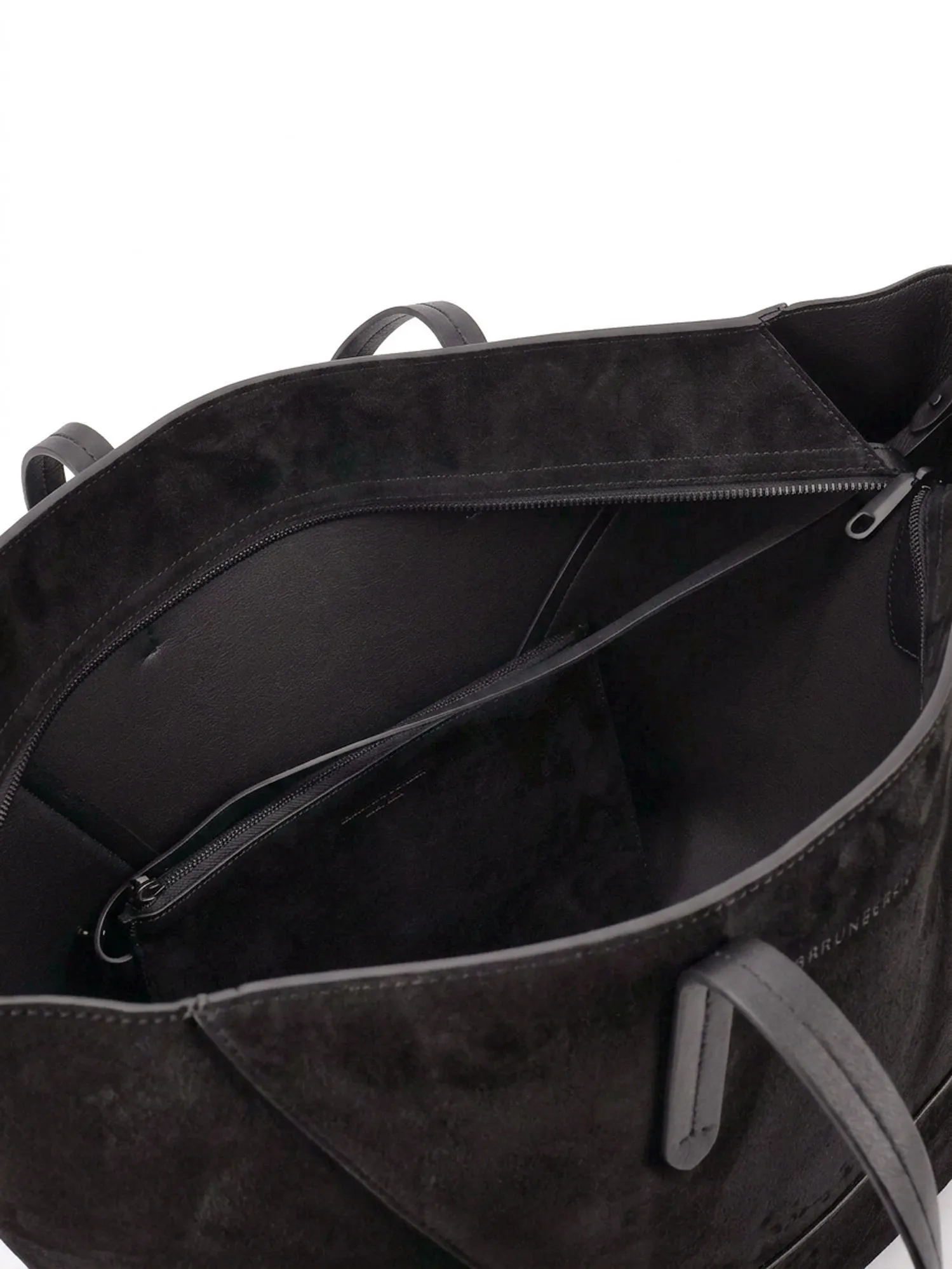 Bc Duo Suede Shoulder Bag With Engraved Logo sold by Wanan Luxury product image thumbnail 5