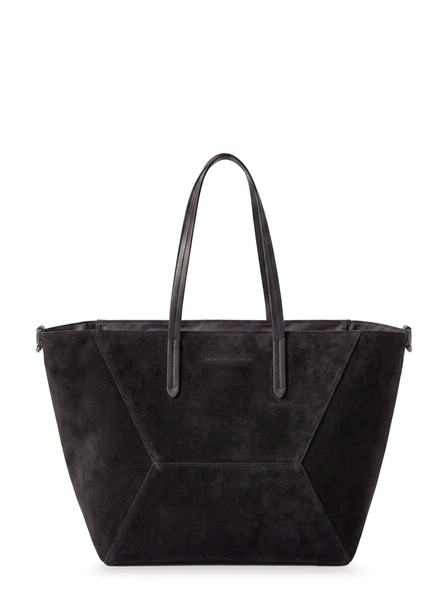 Bc Duo Suede Shoulder Bag With Engraved Logo sold by Wanan Luxury
