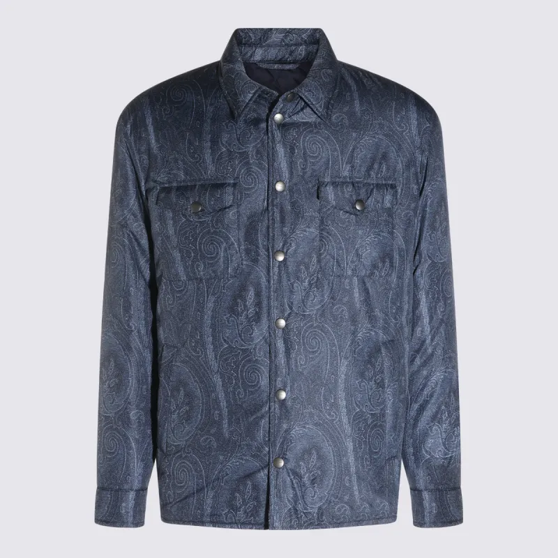 Shirts Light Blue made by Etro