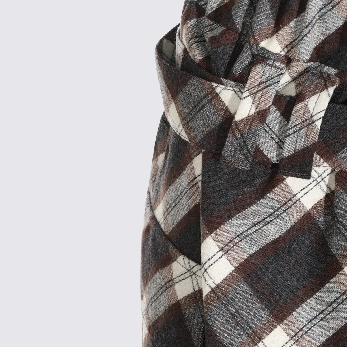 Skirts Grigio/Brown/Panama sold by Wanan Luxury product image thumbnail 4