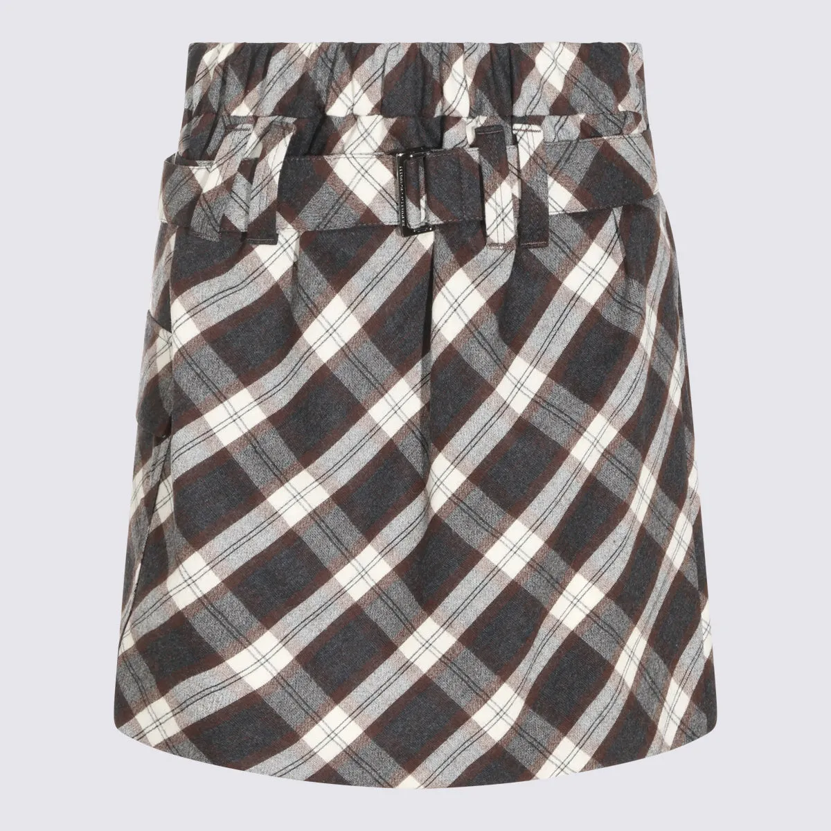 Skirts Grigio/Brown/Panama sold by Wanan Luxury