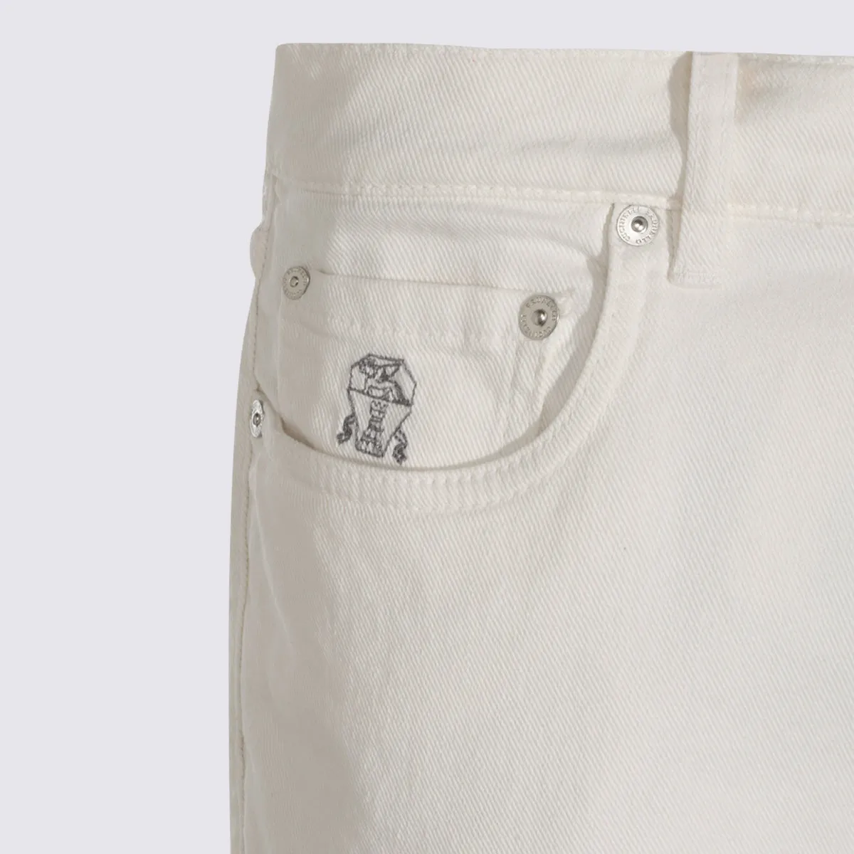 Jeans White sold by Wanan Luxury product image thumbnail 3