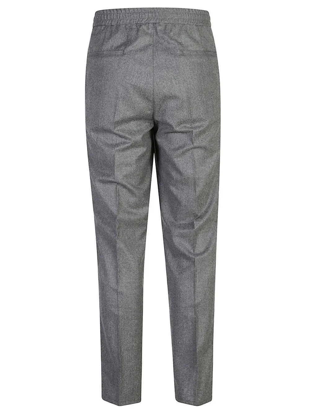 Wool Flannel Leisure Fit Trousers With Drawstring And Double Pleats sold by Wanan Luxury product image thumbnail 2