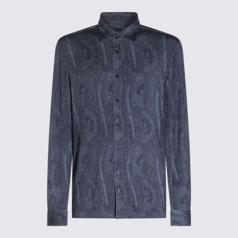 Shirts Blue made by Etro