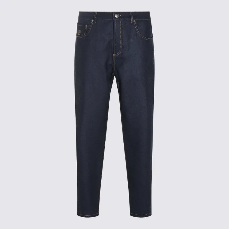Trousers Navy made by Brunello Cucinelli