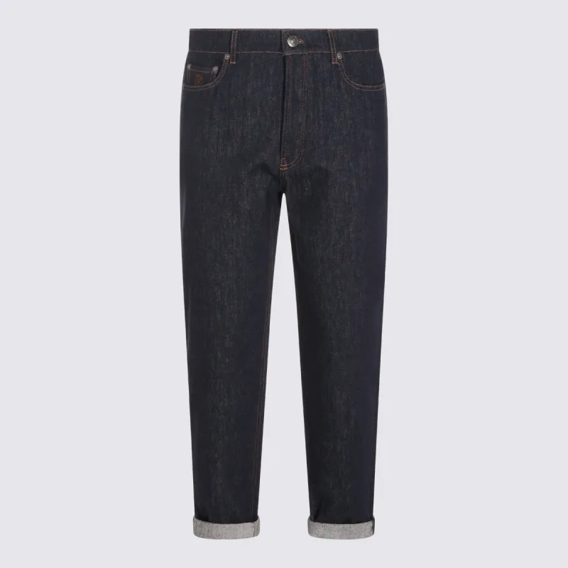 Jeans Indigo made by Brunello Cucinelli