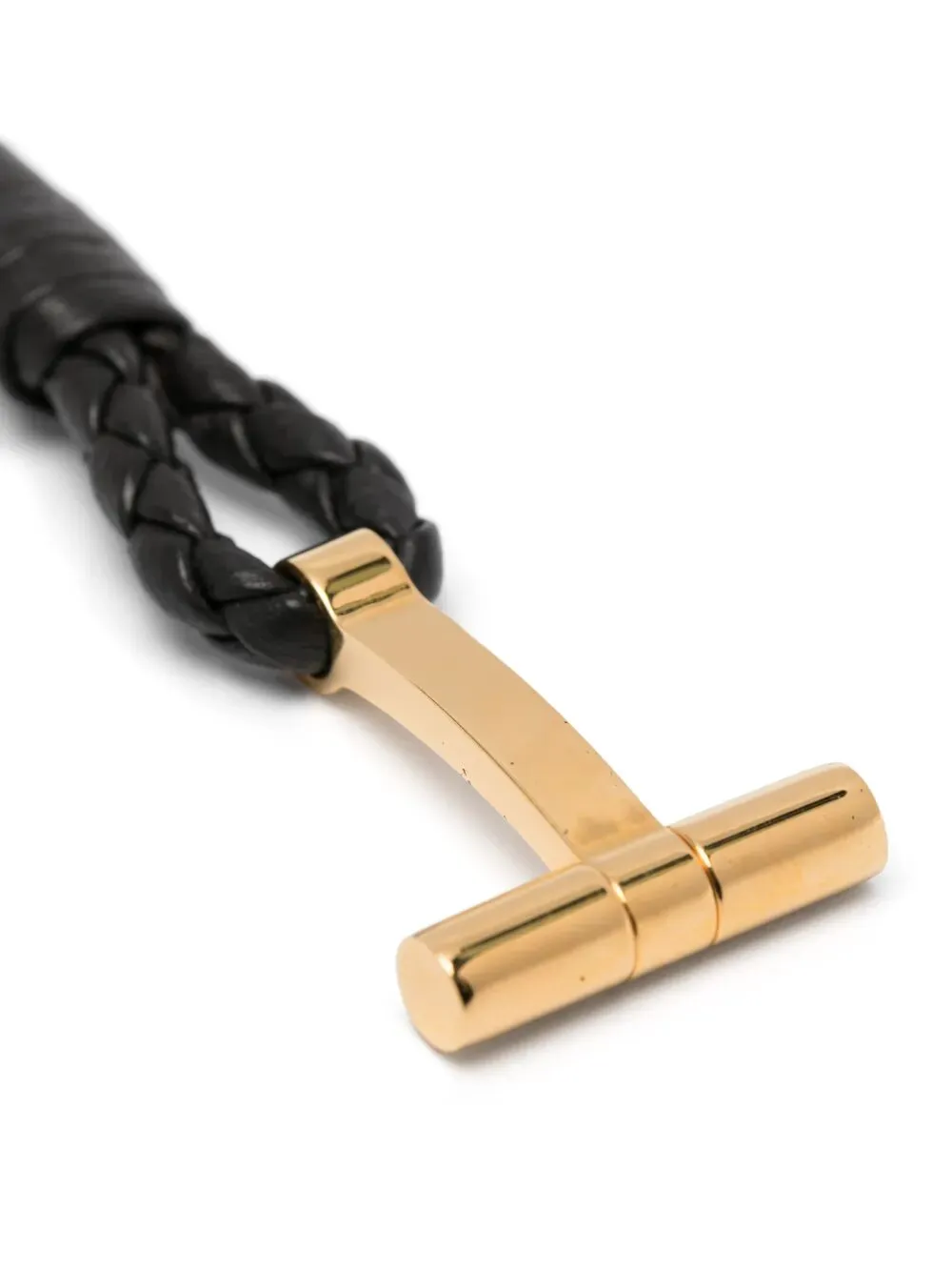 Braided Leather T Bracelet sold by Wanan Luxury product image thumbnail 3