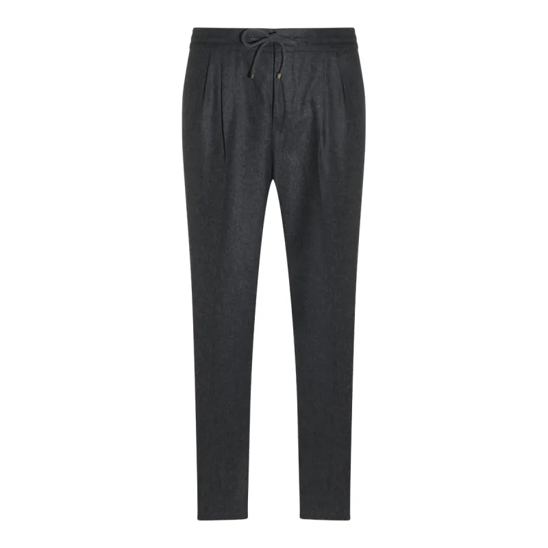 Trousers Dark Grey made by Brunello Cucinelli