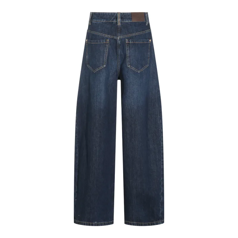 Jeans Dark Blue made by Brunello Cucinelli