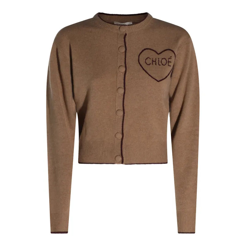 Sweaters Bleached Brown made by Chloe