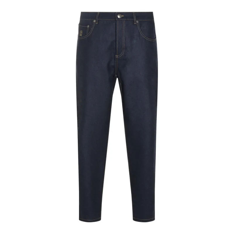 Trousers Navy made by Brunello Cucinelli