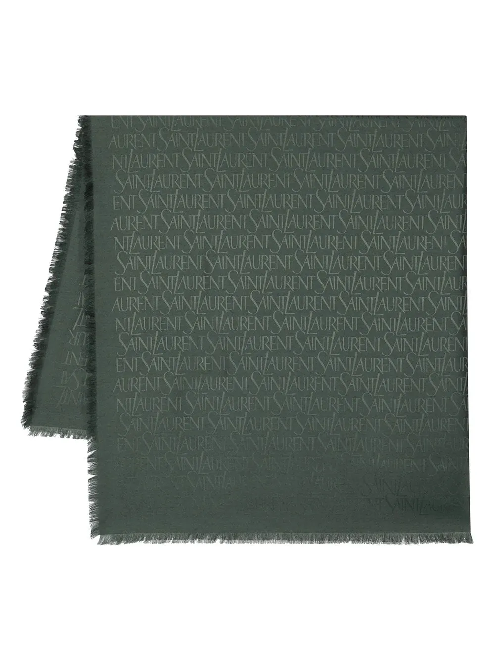 Logo-Jacquard Fringed Scarf sold by Wanan Luxury