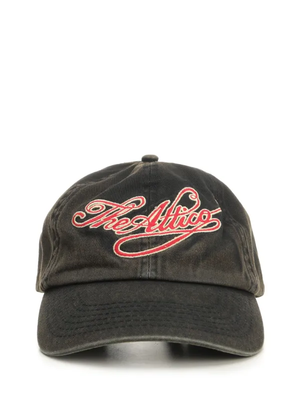 The Attico Cap Hats Black made by The Attico