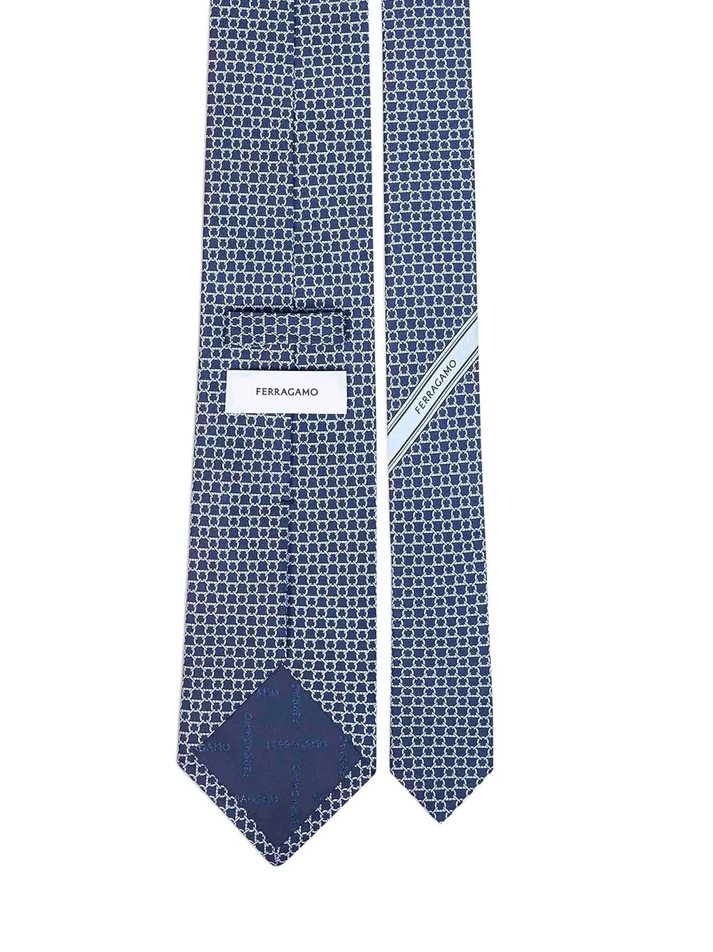 Link Print Silk Tie sold by Wanan Luxury product image thumbnail 2
