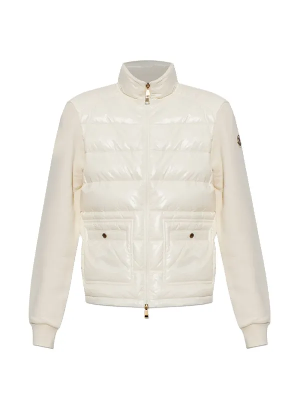 Wool And Nylon Padded Cardigan made by Moncler