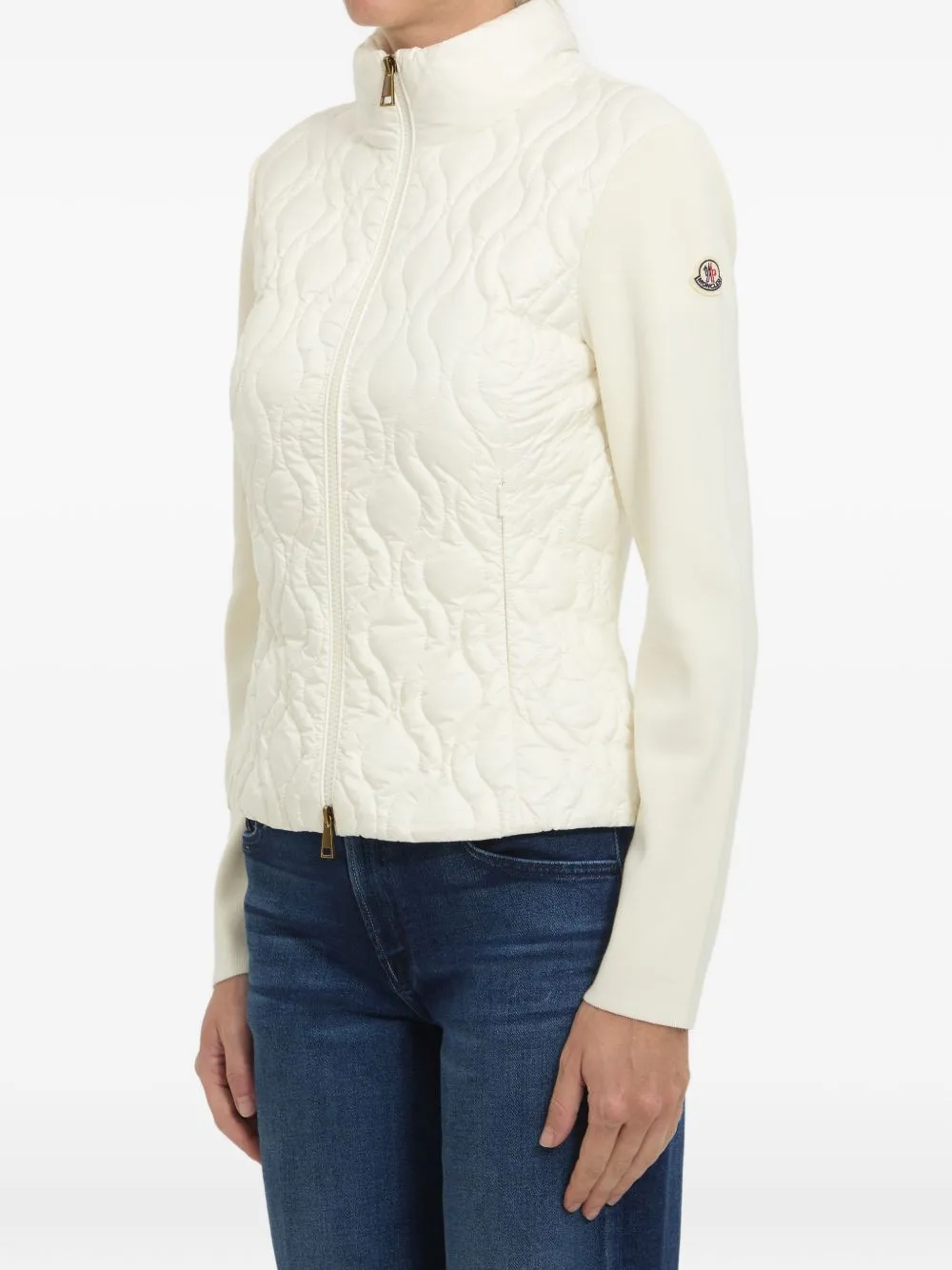 Wool And Nylon Padded Cardigan sold by Wanan Luxury product image thumbnail 4