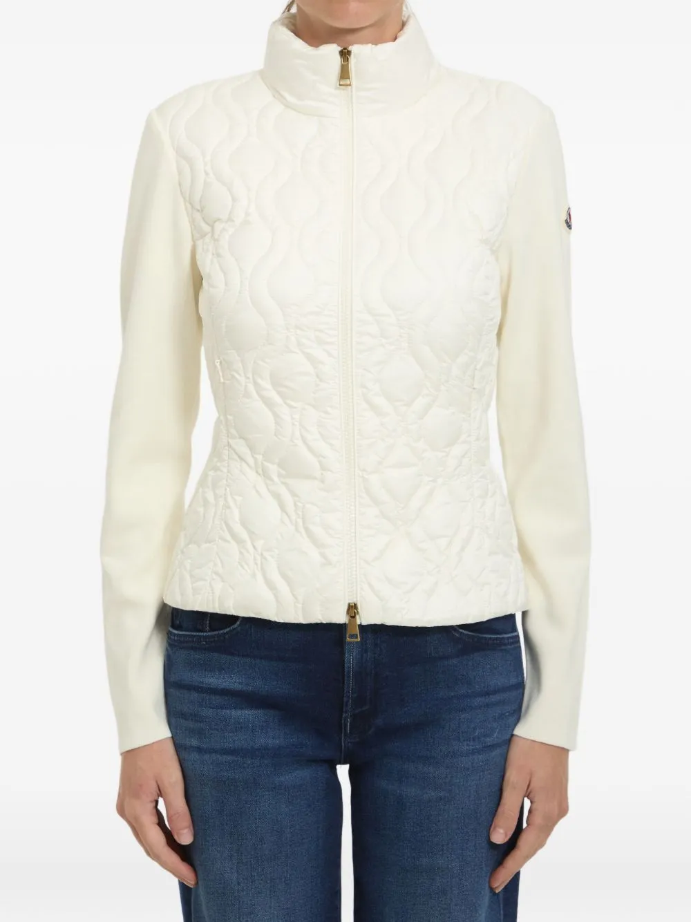 Wool And Nylon Padded Cardigan sold by Wanan Luxury