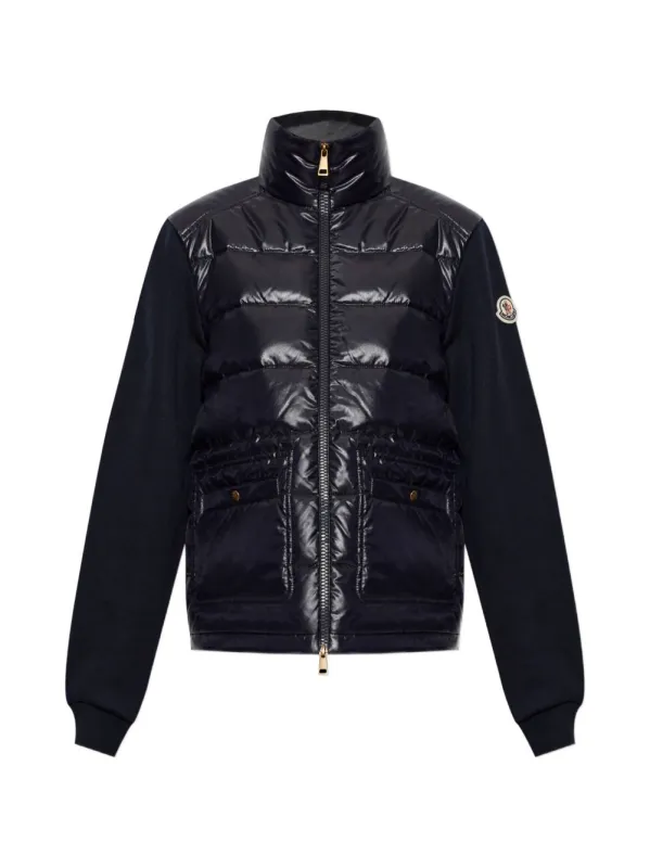 Wool And Nylon Padded Cardigan made by Moncler