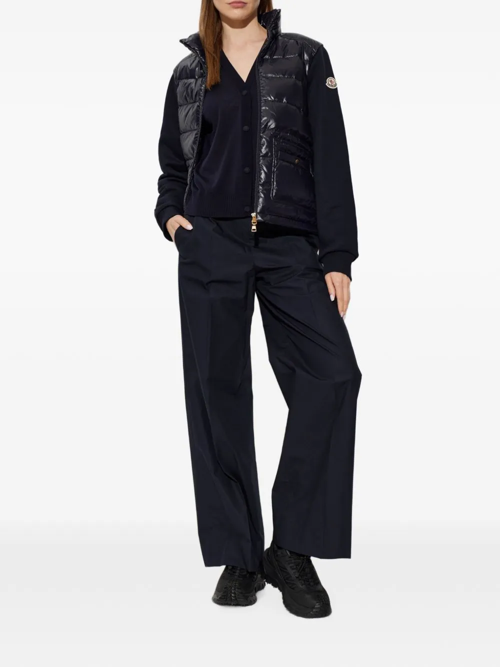 Wool And Nylon Padded Cardigan sold by Wanan Luxury product image thumbnail 5