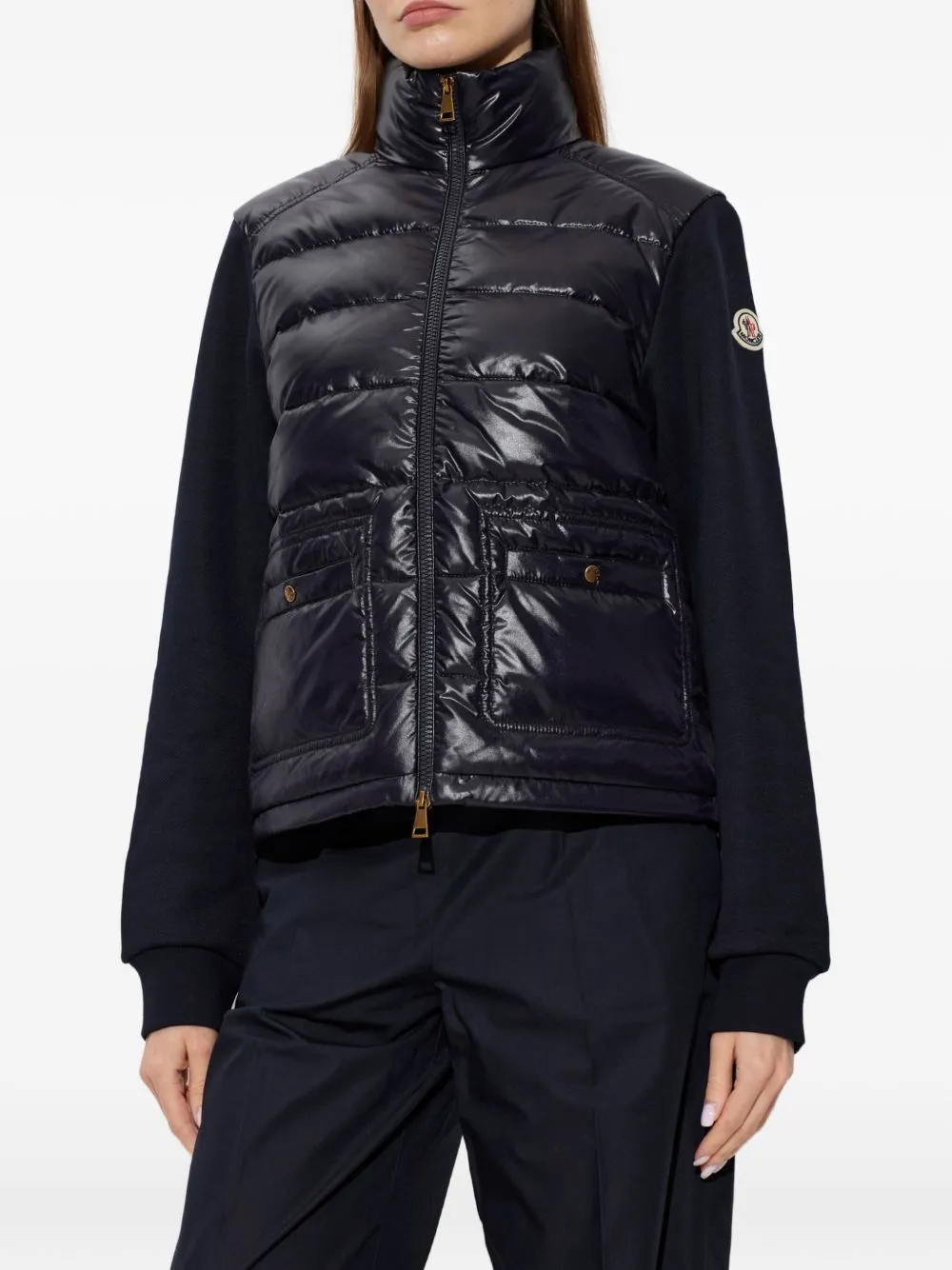 Wool And Nylon Padded Cardigan sold by Wanan Luxury product image thumbnail 2