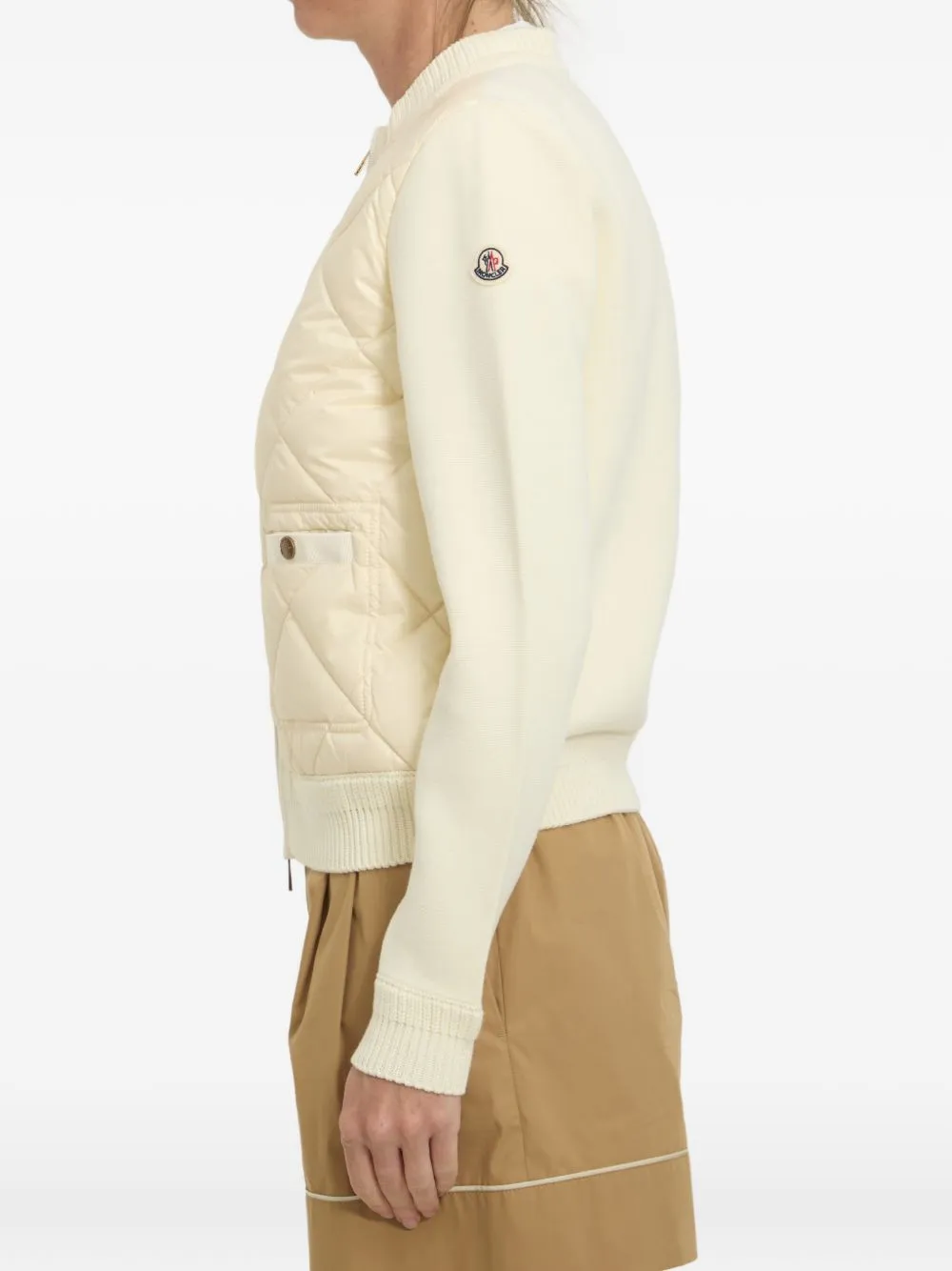 Wool And Nylon Padded Cardigan sold by Wanan Luxury product image thumbnail 2