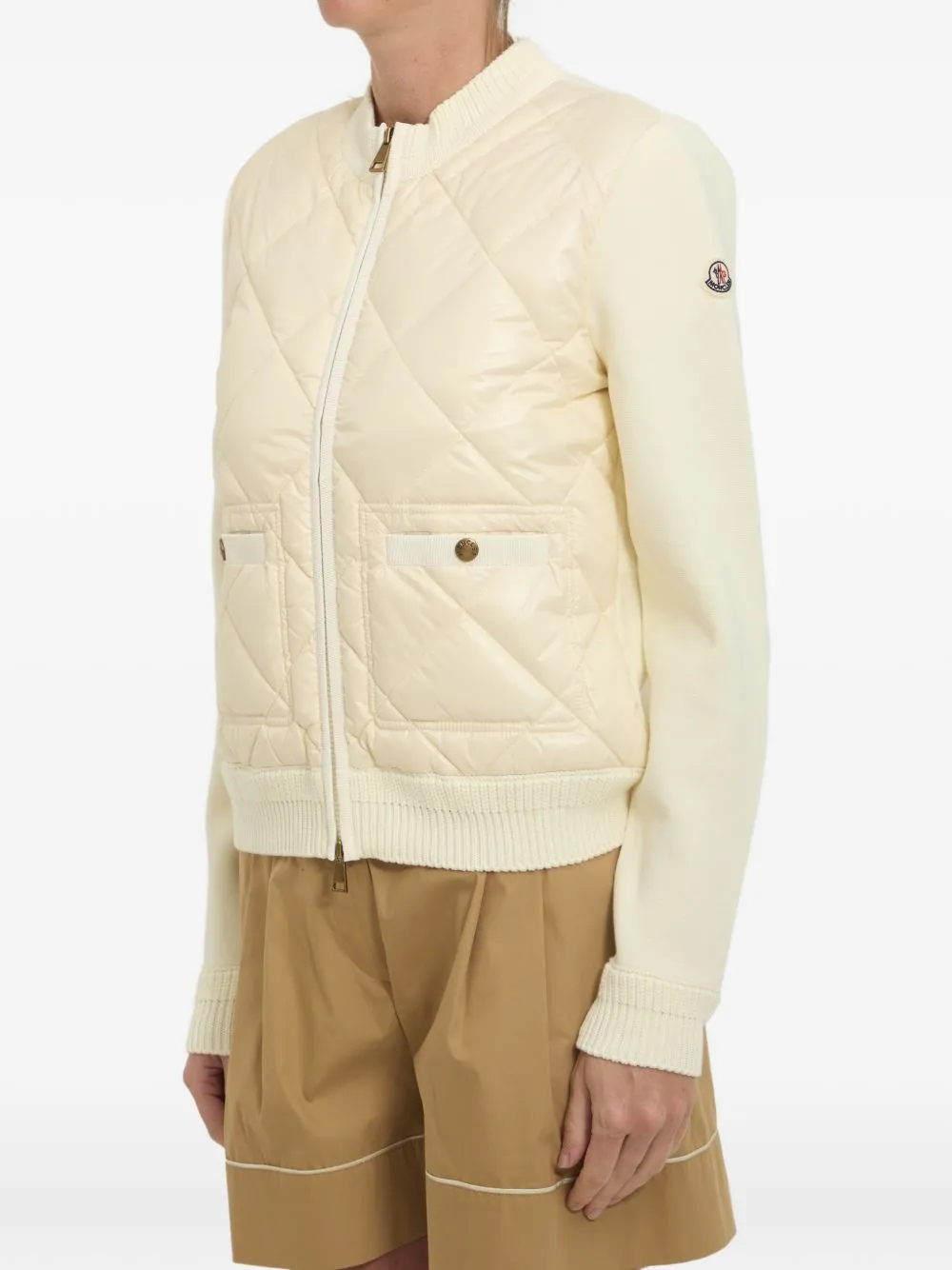 Wool And Nylon Padded Cardigan sold by Wanan Luxury product image thumbnail 4