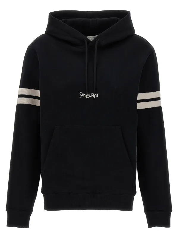 Saint Laurent Sweatshirt White/Black made by Yves Saint Laurent