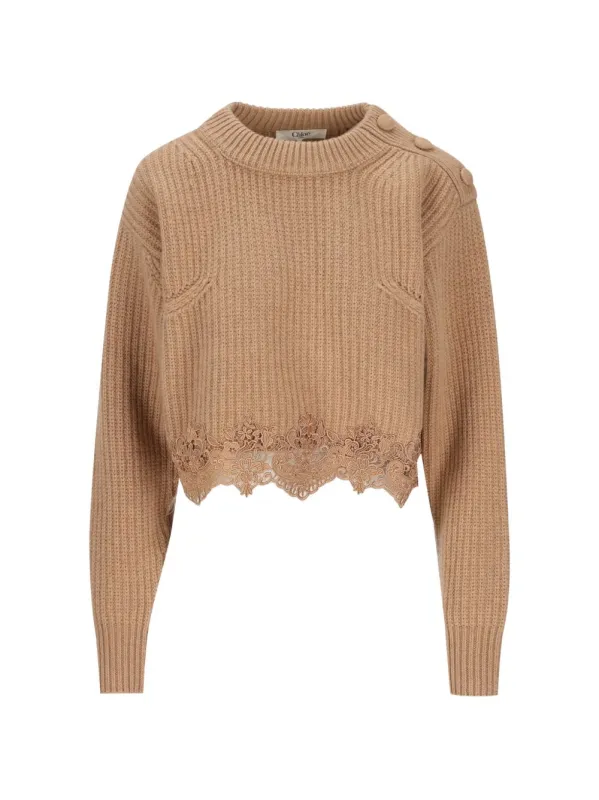Wool And Cashmere Sweater made by Chloe