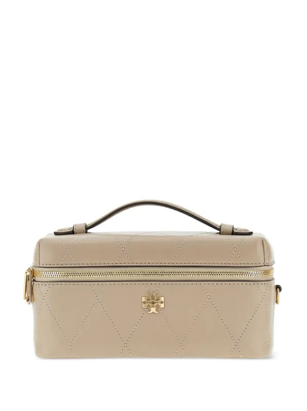 Charlie Quilted Vanity Case made by Tory Burch