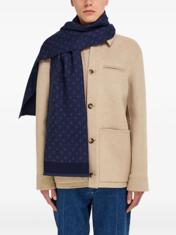 Gancini Wool Scarf made by Salvatore Ferragamo