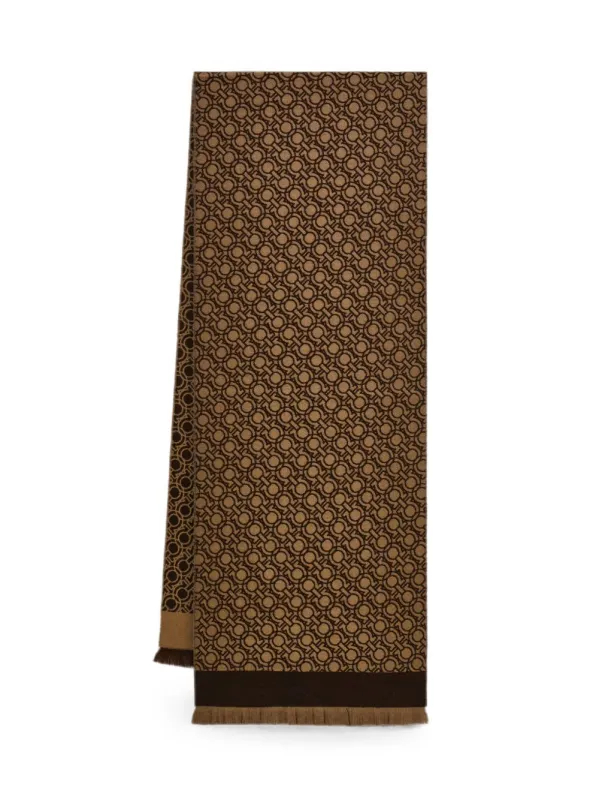 Scarfs Brown made by Salvatore Ferragamo